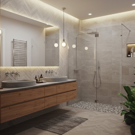 Biophilic design in de badkamer: zo haal je de natuur naar binnen