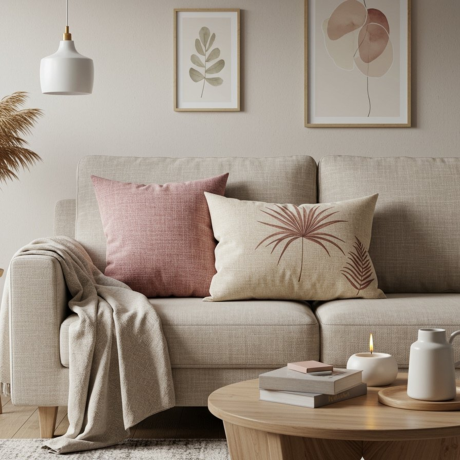 Mei verfrissing voor je woonkamer: zo geef je je bank een voorjaarsgevoel met kussens en plaids