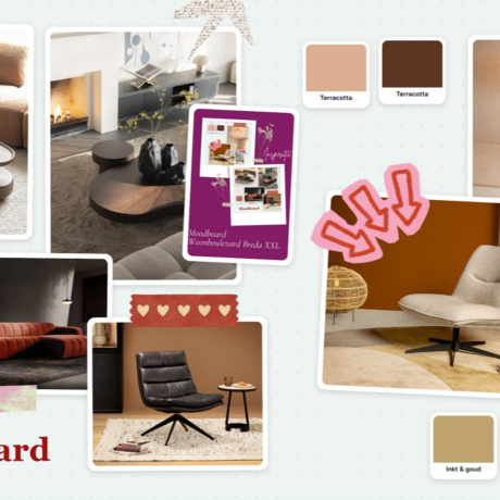 Maak je eigen moodboard op Woonboulevard Breda XXL en start met een plan