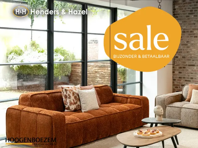 Sale bij Henders & Hazel