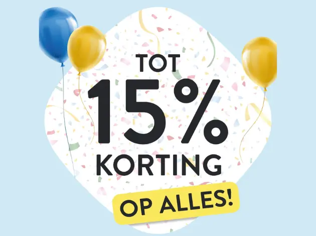 Tot 15% korting op alles bij Profijt Meubel